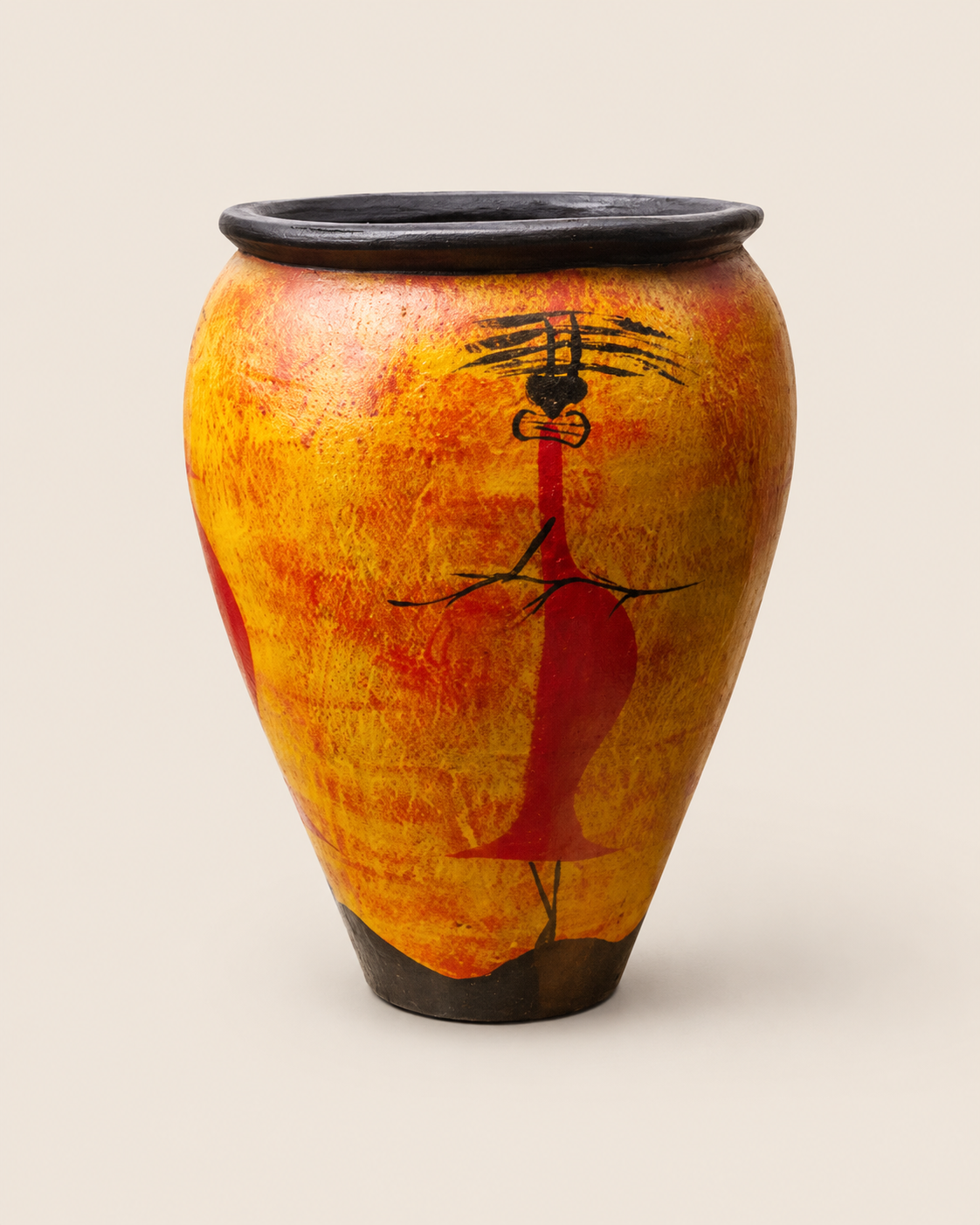 Bisiwa Terracotta Planter — handcrafted African outdoor by Jawaflowers  in Kenya