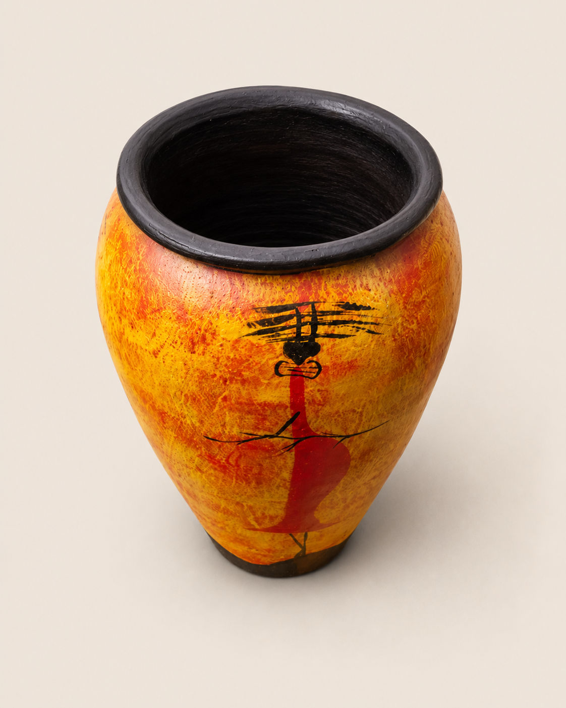 Bisiwa Terracotta Planter — handcrafted African outdoor by Jawaflowers  in Kenya (view 2)