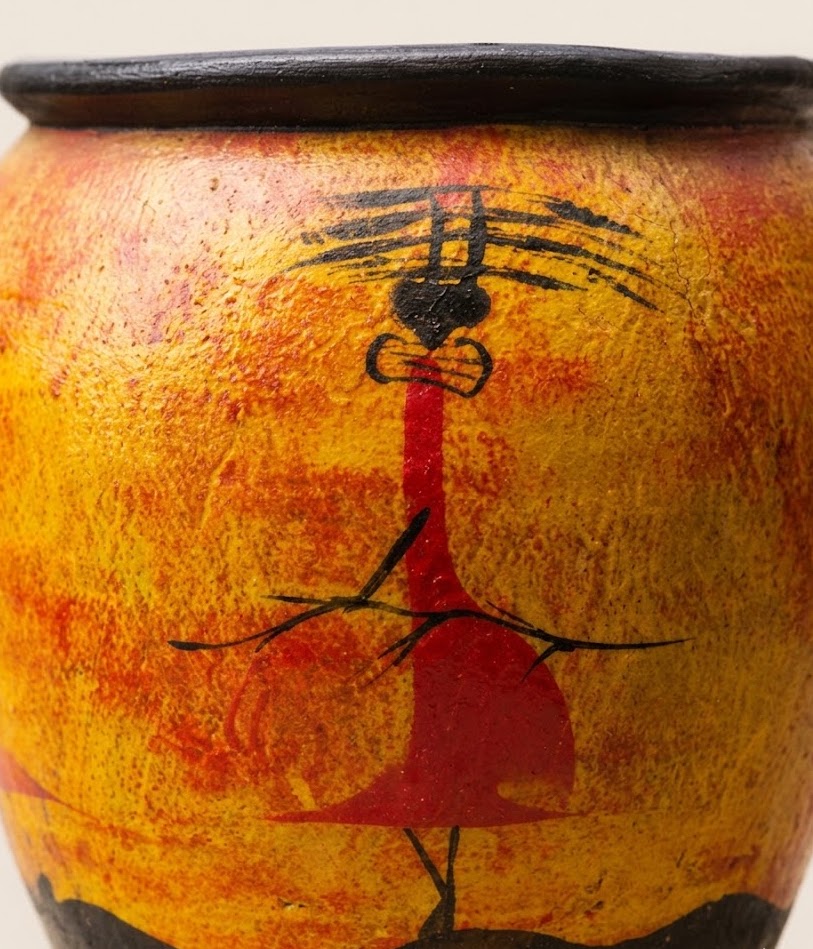 Bisiwa Terracotta Planter — handcrafted African outdoor by Jawaflowers  in Kenya (view 3)