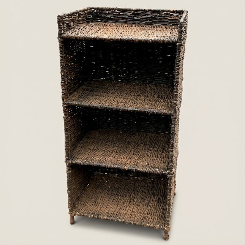 Bookshelf: Mlango Sisal Étagère — handcrafted African furniture by Miche Miche in Kenya