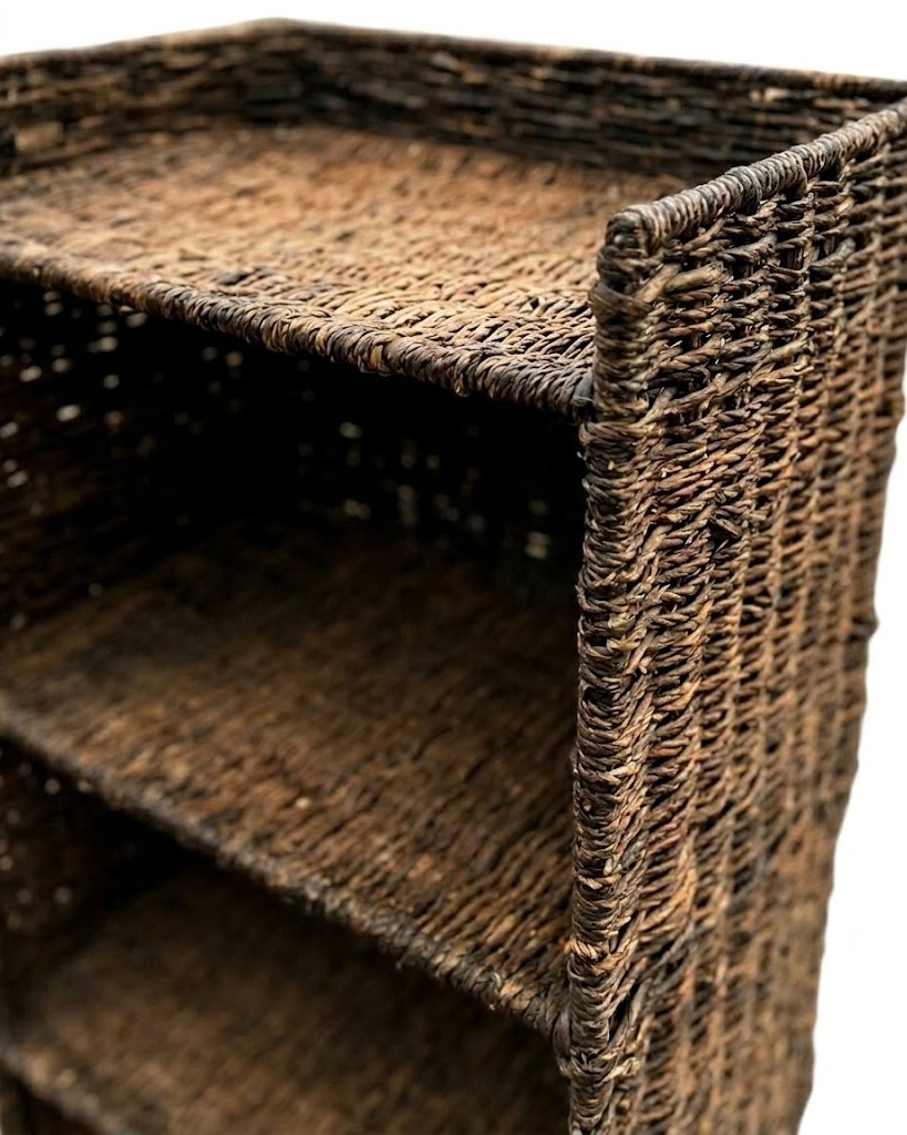 Bookshelf: Mlango Sisal Étagère — handcrafted African furniture by Miche Miche in Kenya (view 3)