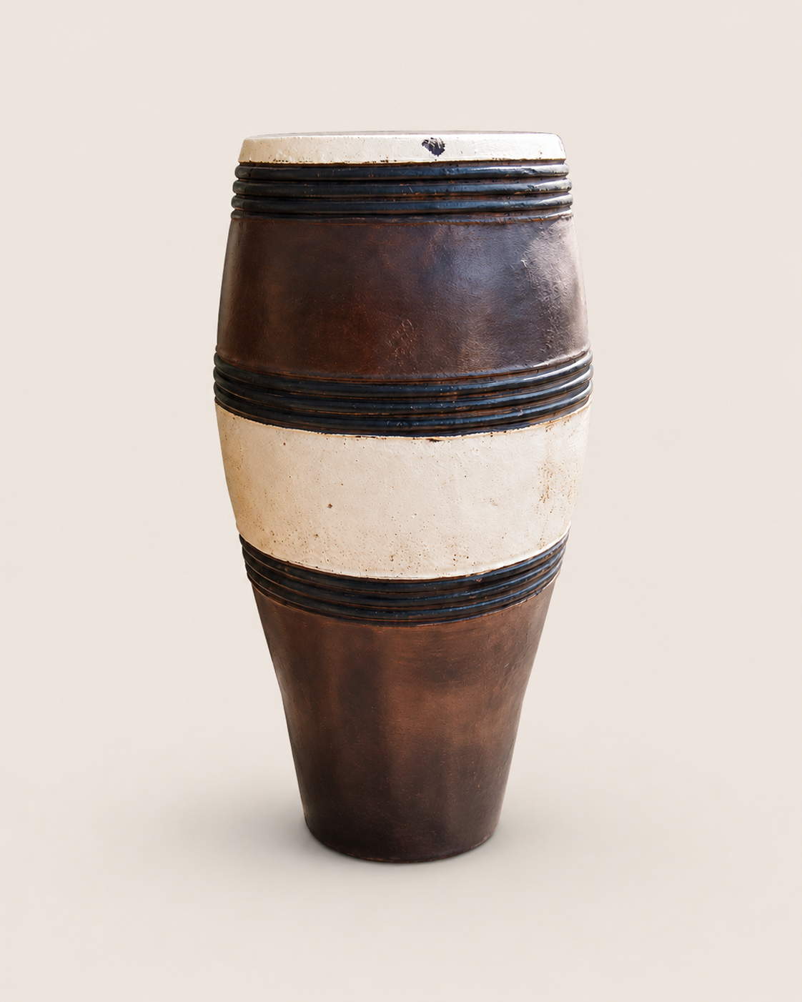 Eclata Clay Planter — handcrafted African outdoor by Beauty flower makers in Kenya