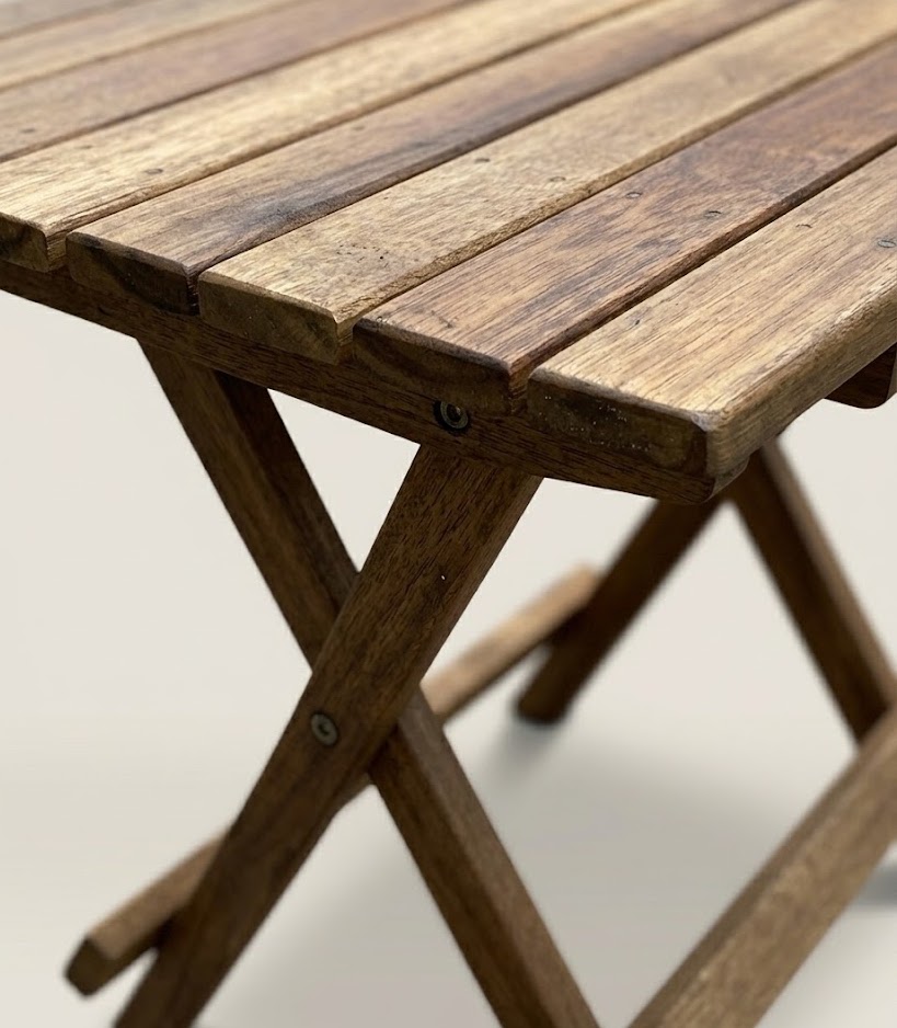 Sangi Muringa Folding Table — handcrafted African furniture by Ekram furniture in Kenya (view 3)