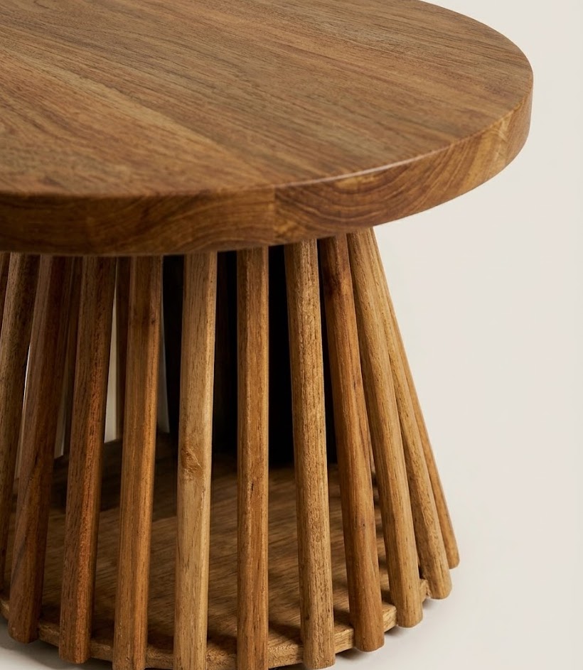Chadema Side Table — handcrafted African furniture by Ekram furniture in Kenya (view 3)