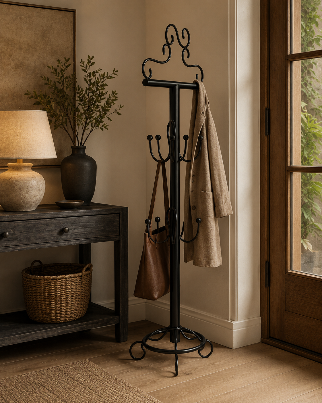 Ziwani Coat Stand — handcrafted African furniture by marimart in Kenya