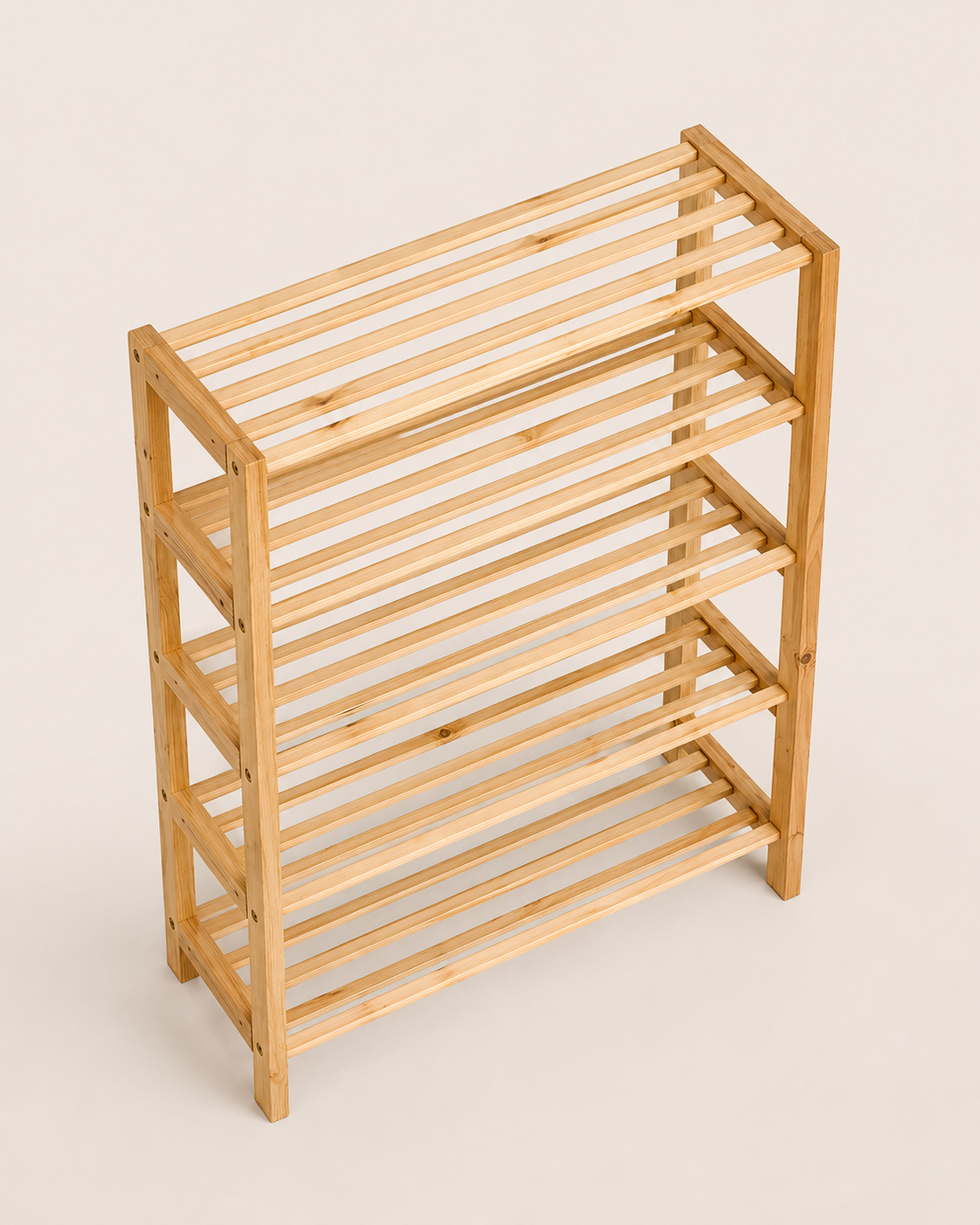 Ashi Shoe Rack — handcrafted African furniture by Zawadi designs  in Kenya (view 2)