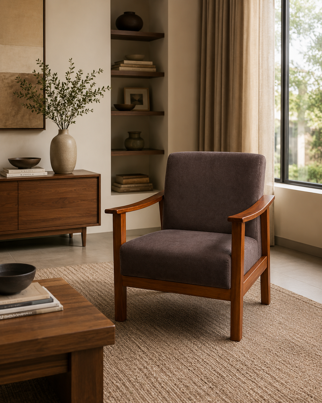 Dumira Chair — handcrafted African furniture by The MI Interiors  in Kenya