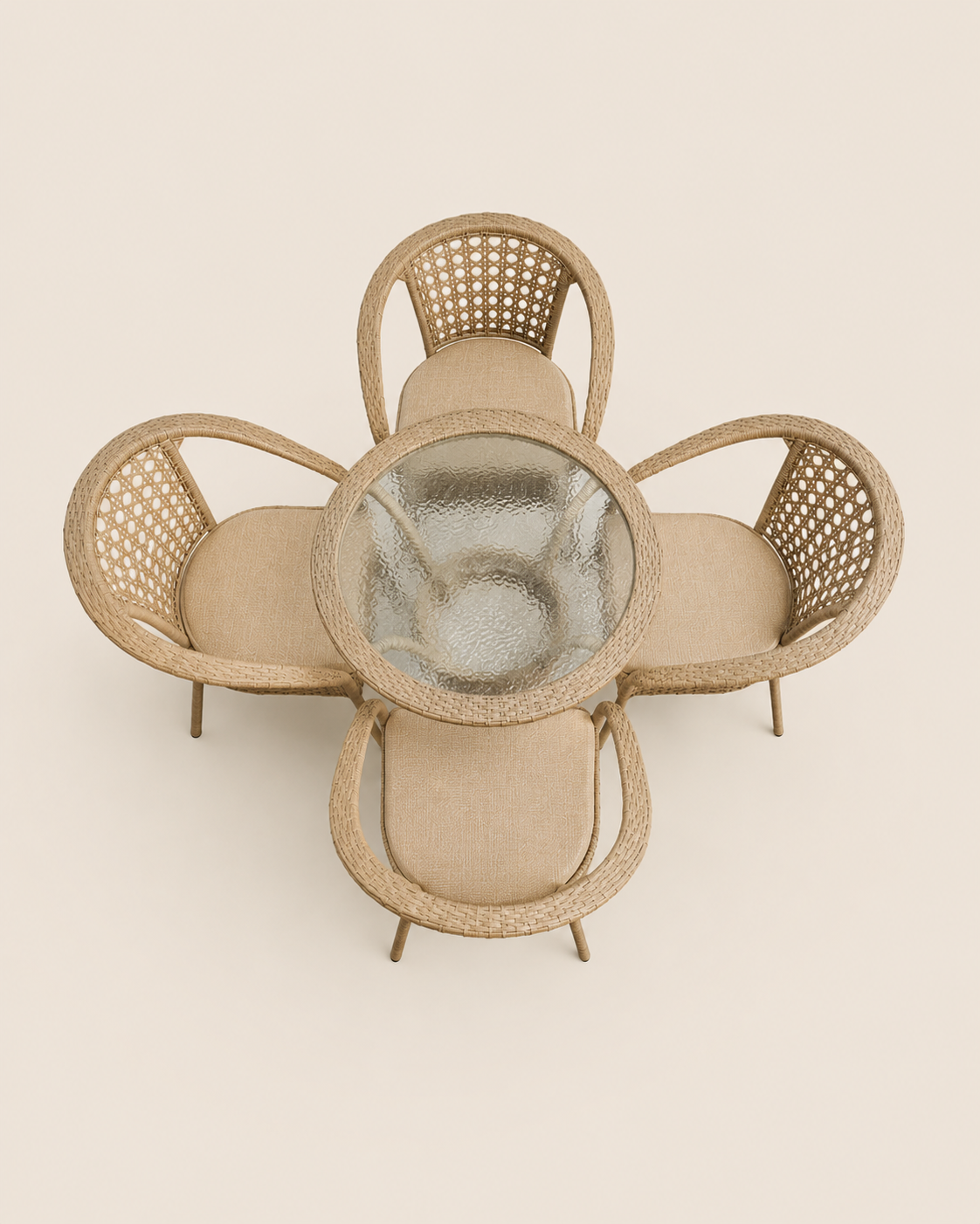 Njiro Outdoor Bistro Set — handcrafted African outdoor by Adorable Designs in Kenya (view 2)