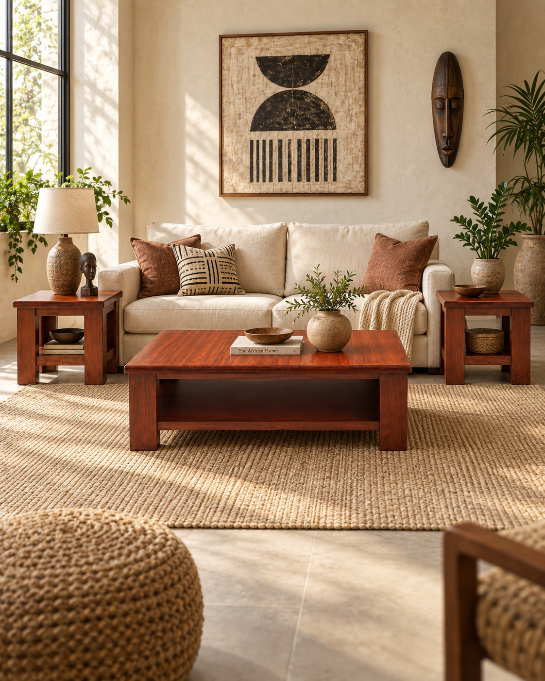 Kilifi Coffee Table Set — handcrafted African furniture by Executive furniture ke in Kenya (view 2)