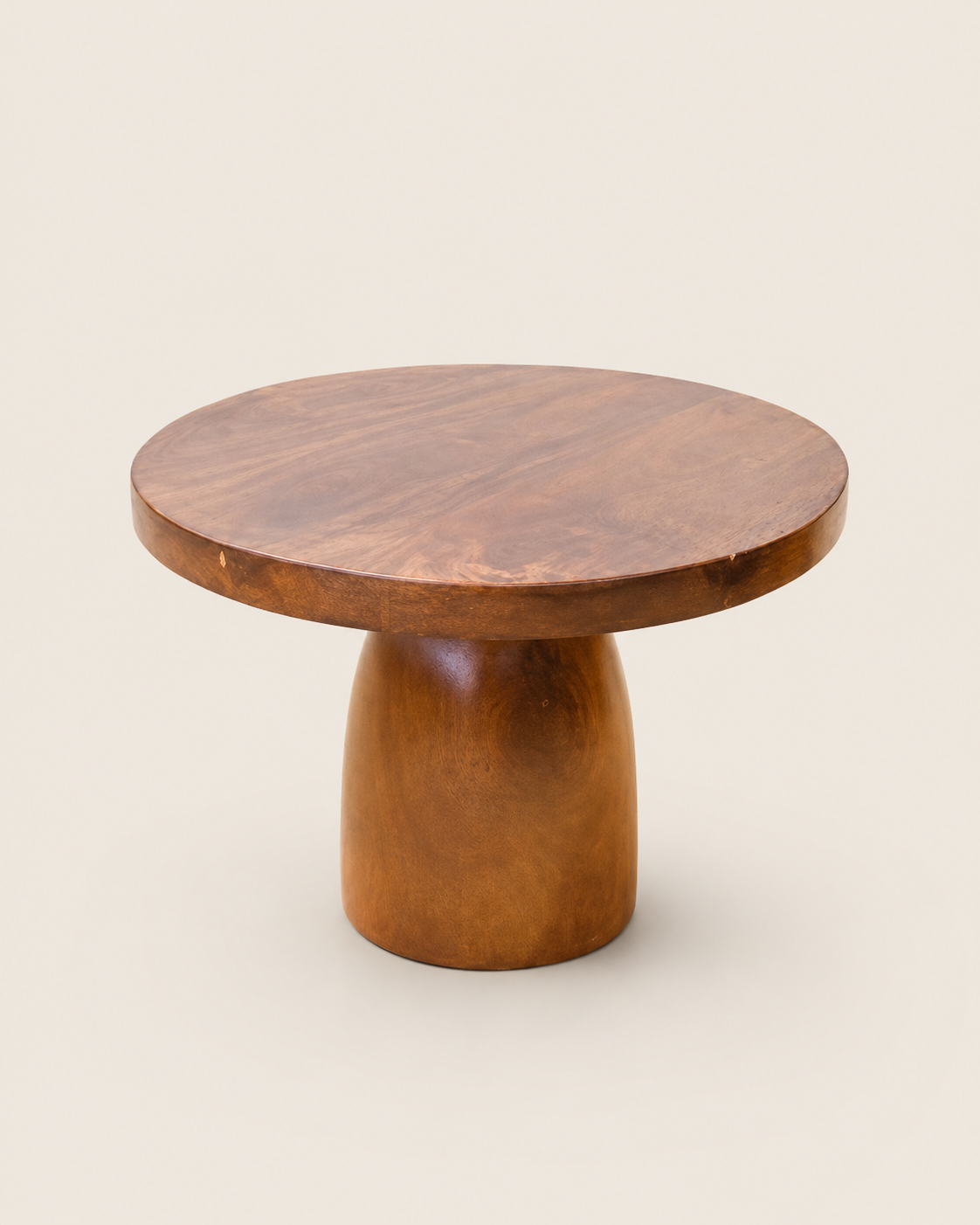 Afala Mahogany Pedestal Table — handcrafted African outdoor by Ndekena (pending setup) in Kenya