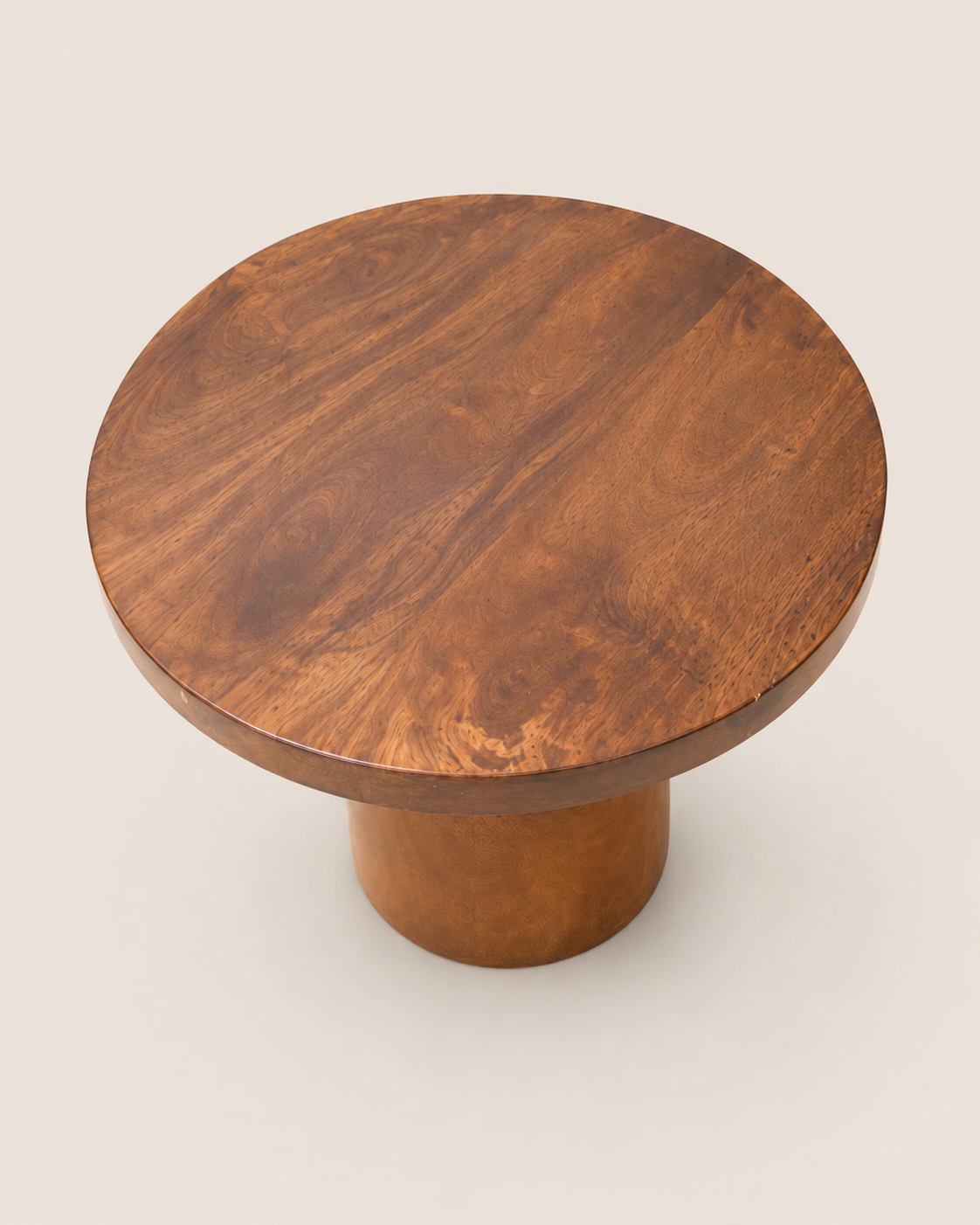 Afala Mahogany Pedestal Table — handcrafted African outdoor by Ndekena (pending setup) in Kenya (view 2)