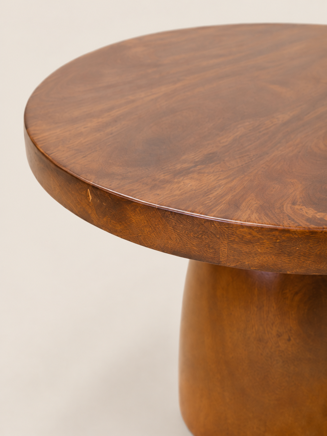 Afala Mahogany Pedestal Table — handcrafted African outdoor by Ndekena (pending setup) in Kenya (view 3)