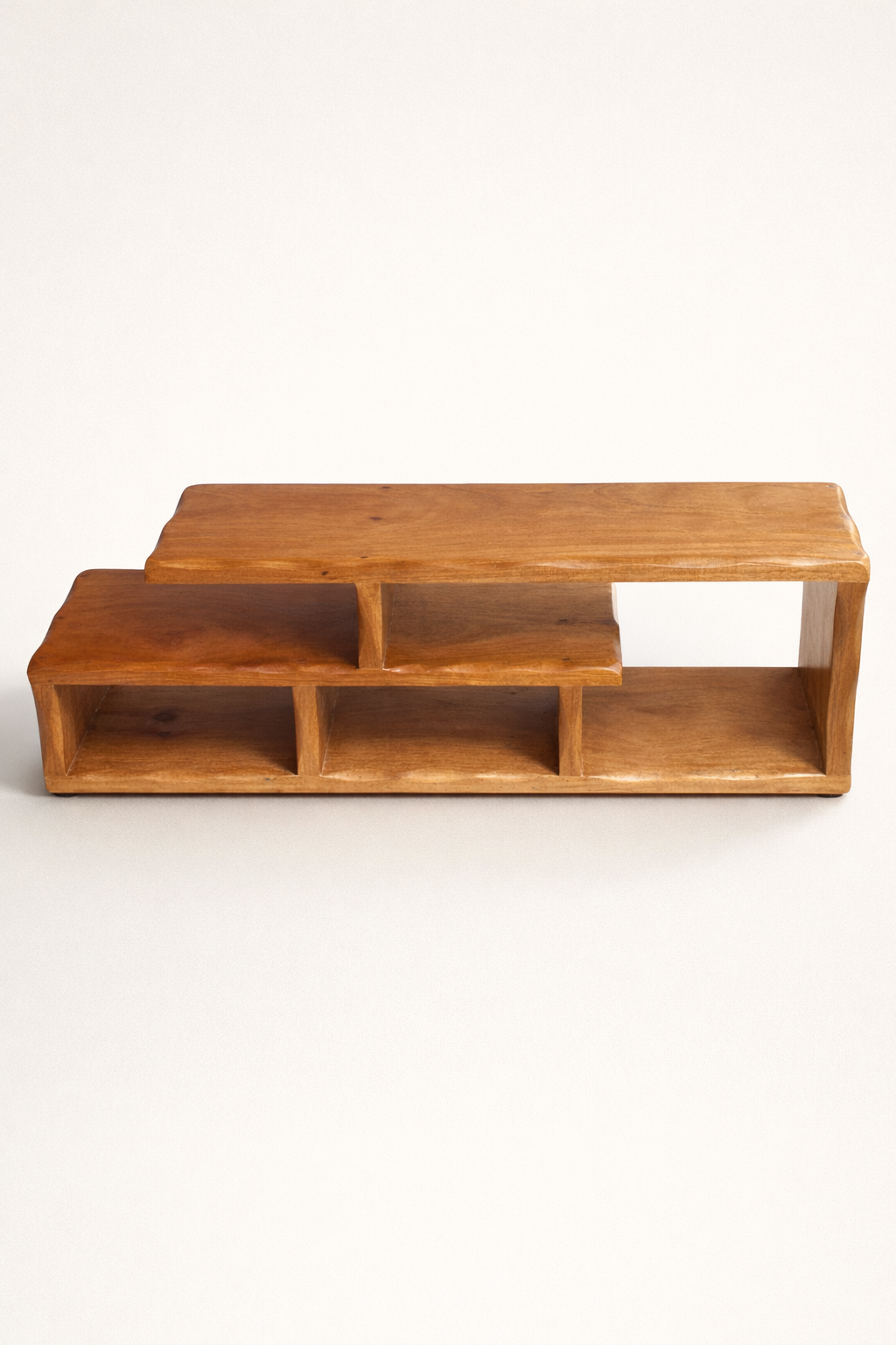 Siyanda Tiered TV Stand — handcrafted African furniture by Sherriff furniture's  in Kenya