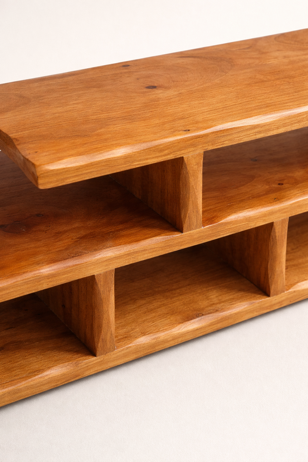 Siyanda Tiered TV Stand — handcrafted African furniture by Sherriff furniture's  in Kenya (view 3)