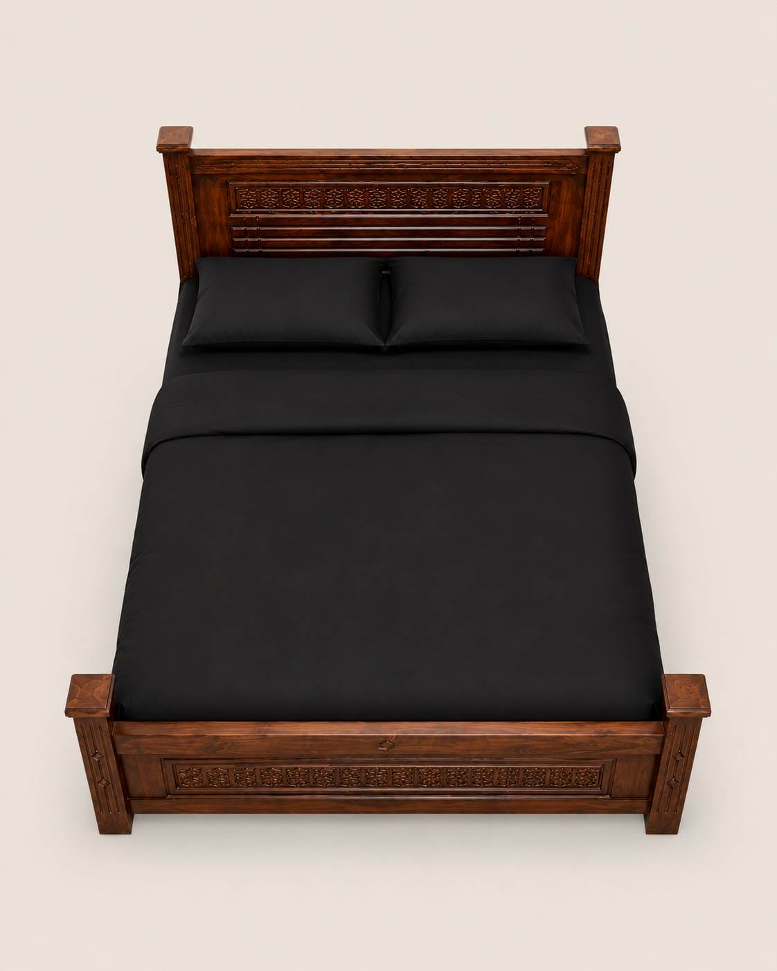 6 by 6 Kilifi Bedframe — handcrafted African furniture by Mwenge furniture  in Kenya (view 2)