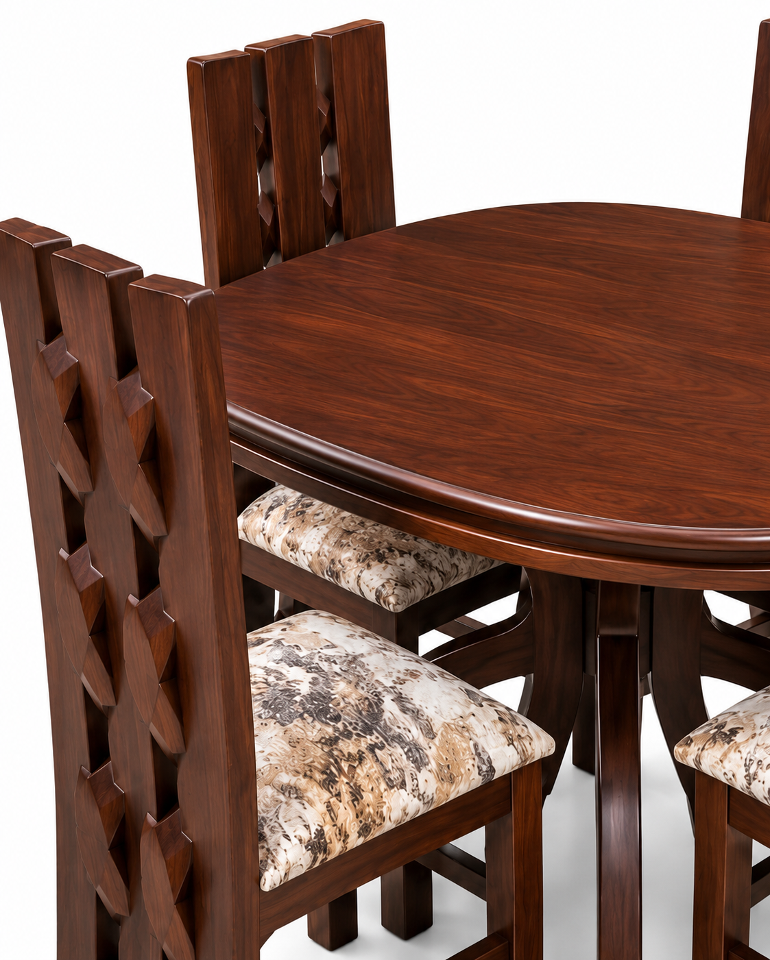 Pamoja Dining Set — handcrafted African furniture by Tenis furniture palace in Kenya (view 3)