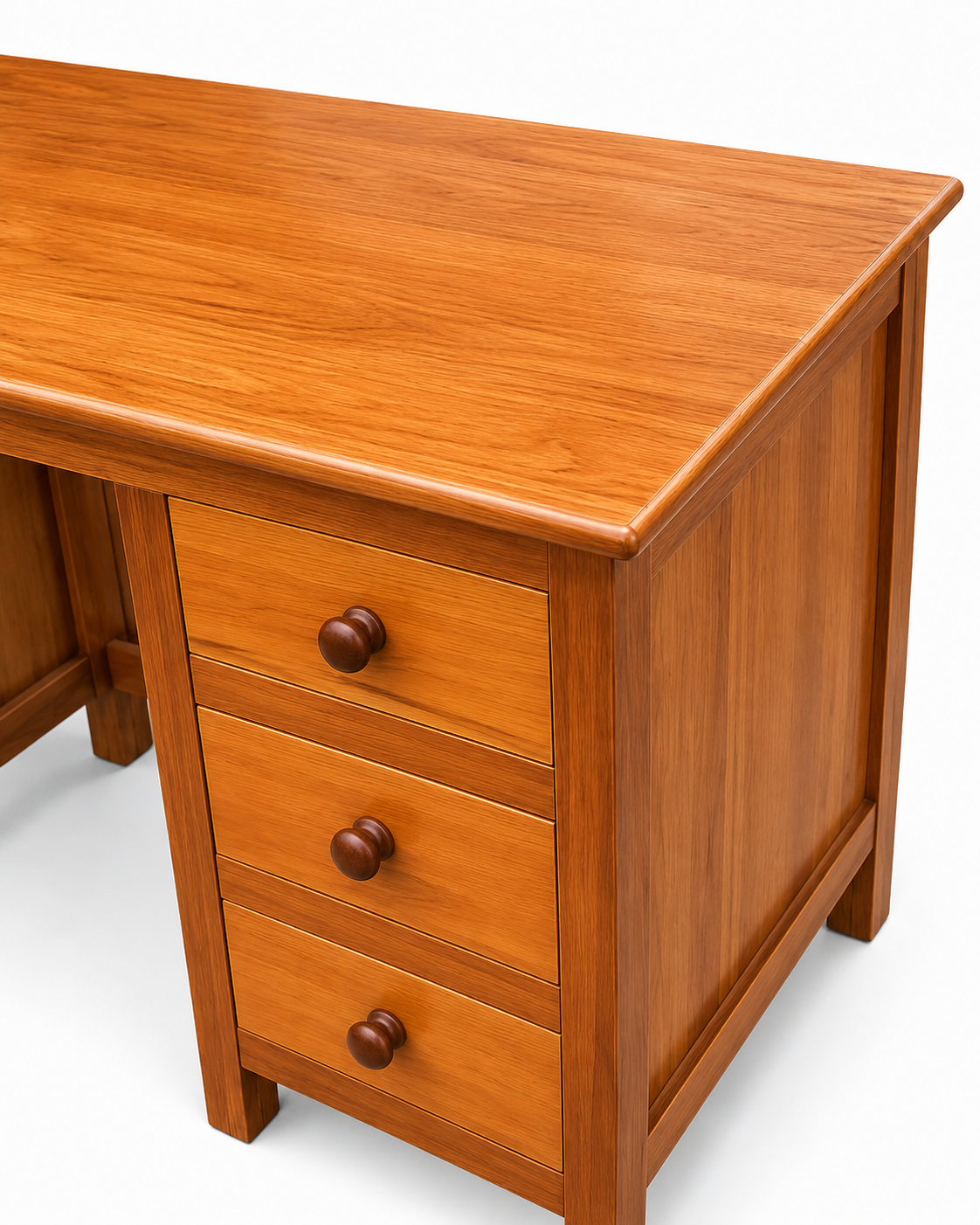Canezo Mahogany Writing Desk — handcrafted African furniture by Mahogany palace in Kenya (view 2)
