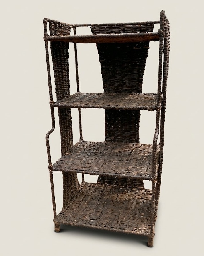 Shabaha Sisal Bookshelf — handcrafted African furniture by Miche Miche in Kenya