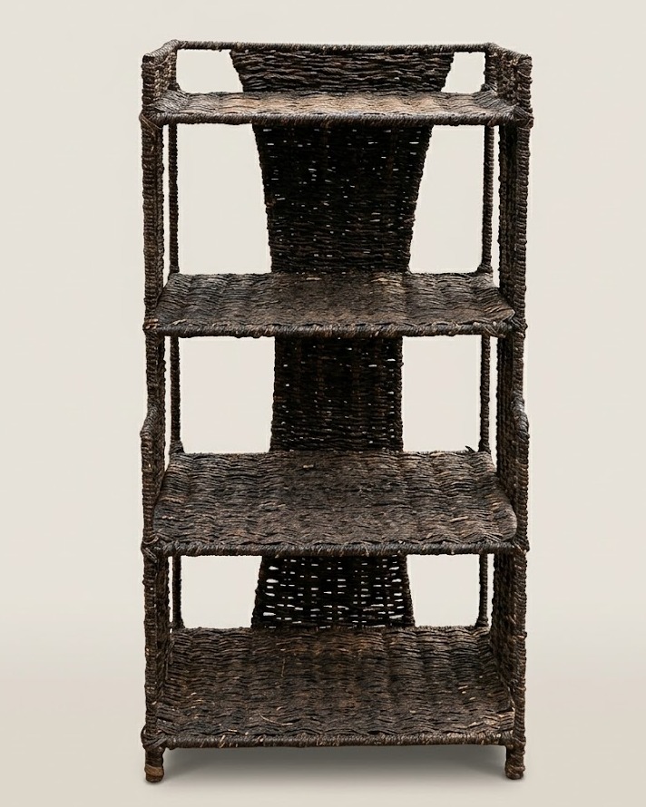 Shabaha Sisal Bookshelf — handcrafted African furniture by Miche Miche in Kenya (view 2)