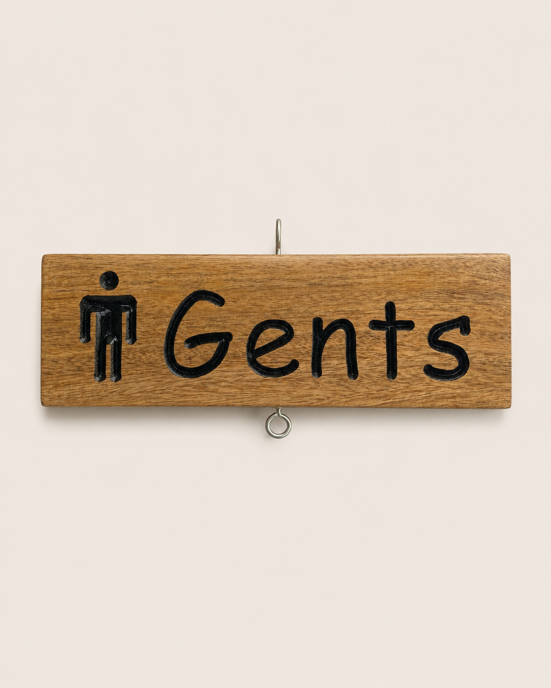 Funzi Restroom Sign — handcrafted African outdoor by Dankass Art and Signs  in Kenya (view 2)