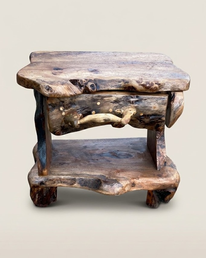 Daunda Side Table — handcrafted African furniture by Miche Miche in Kenya
