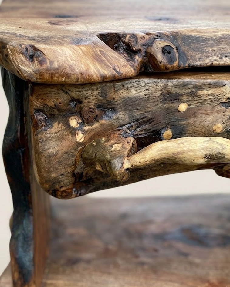 Daunda Side Table — handcrafted African furniture by Miche Miche in Kenya (view 3)