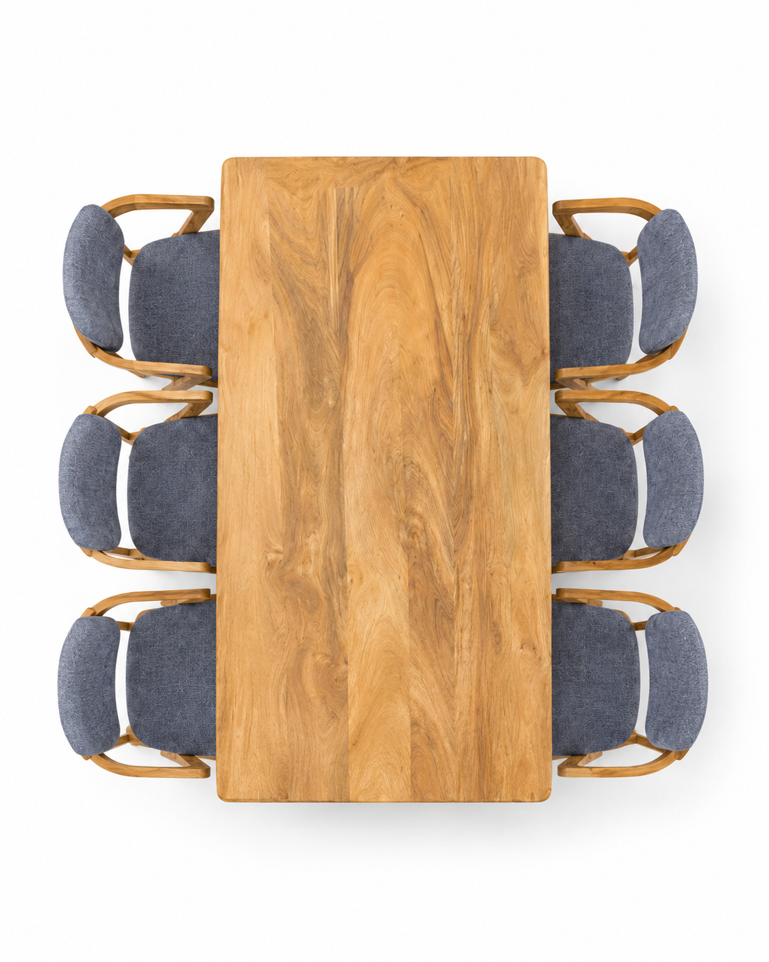 Ofune Mahogany Dining Table — handcrafted African furniture by Philo Furniture centre  in Kenya (view 3)