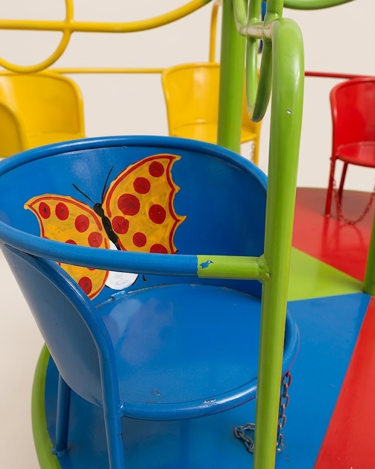 Bbili Carousel — handcrafted African children by Unique metals sliders in Kenya (view 3)