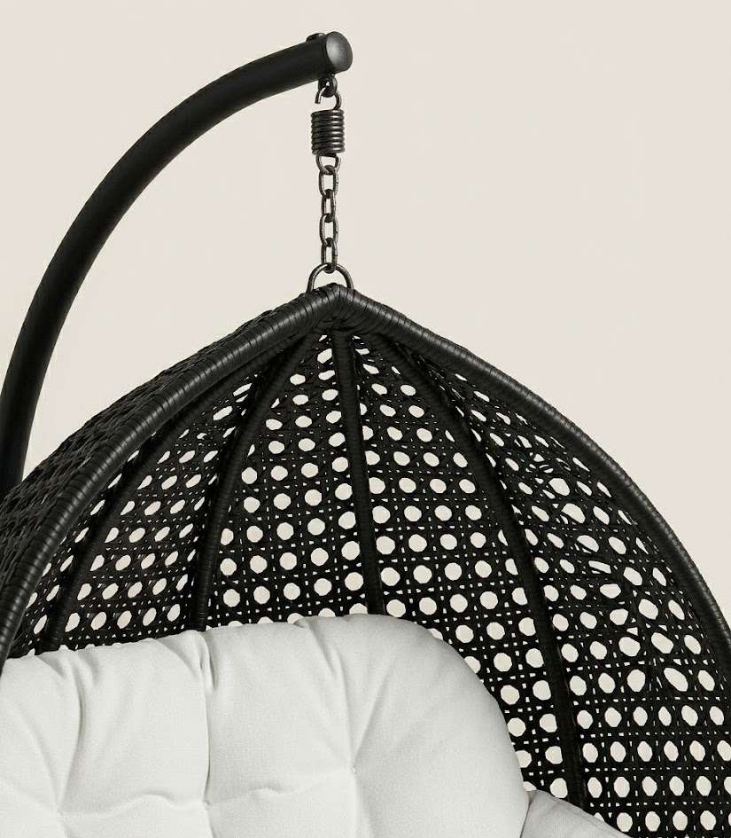 Adia Hanging Chair — handcrafted African outdoor by Lifestyle Furniture  in Kenya (view 3)