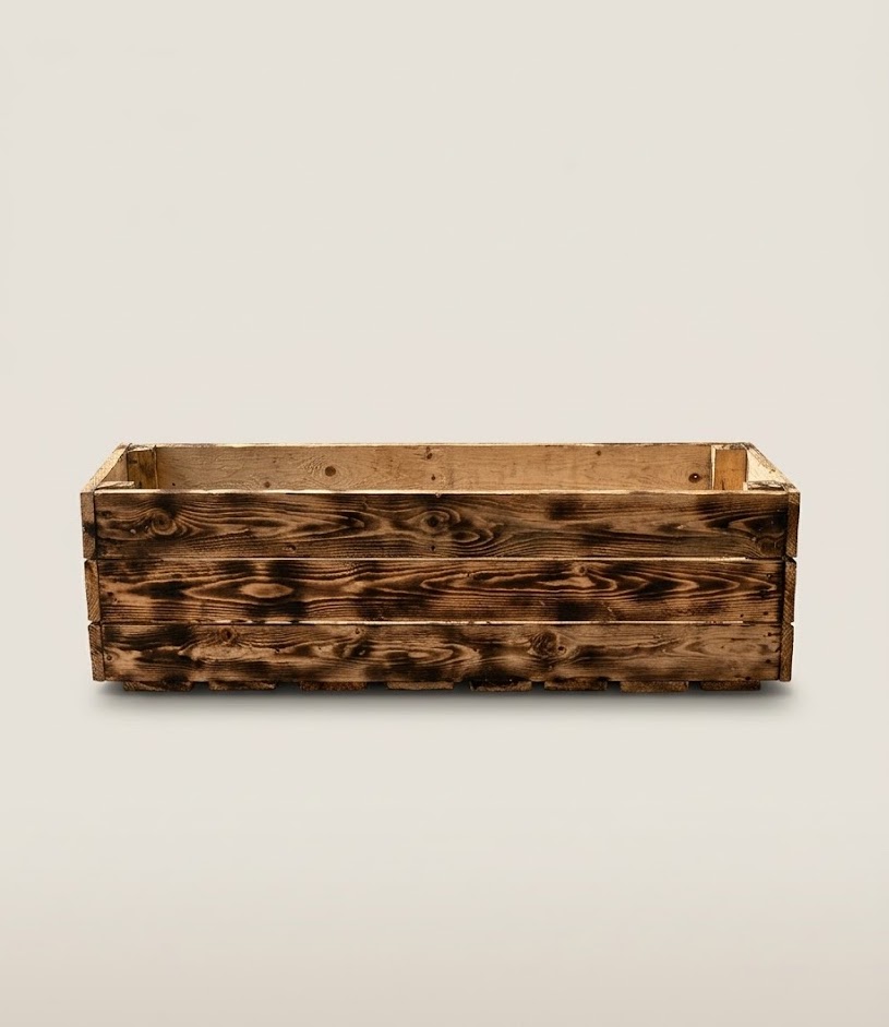 Long Flower Pot, Ukuni Planter — handcrafted African outdoor by FashonistarGallery in Kenya