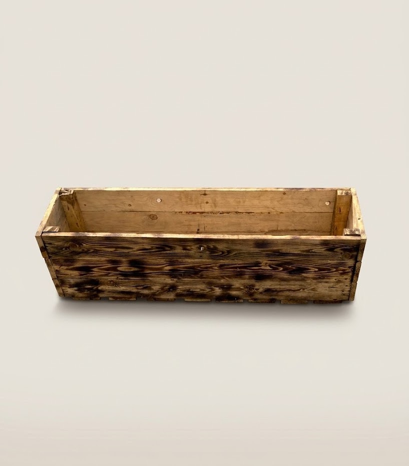 Long Flower Pot, Ukuni Planter — handcrafted African outdoor by FashonistarGallery in Kenya (view 3)