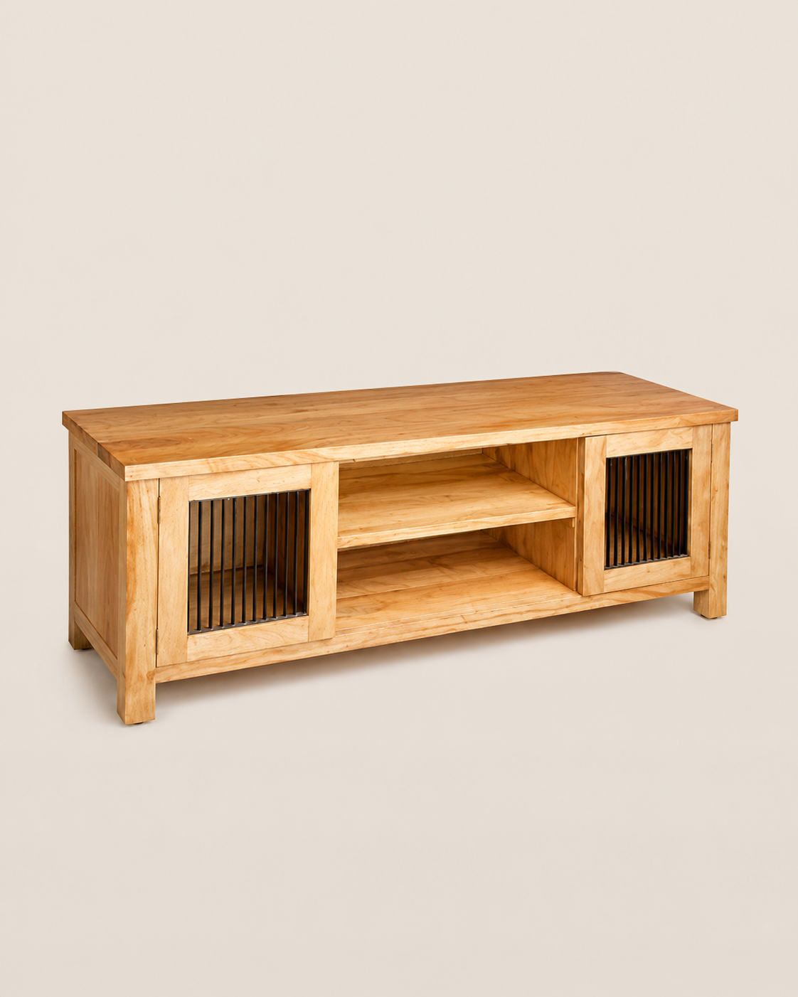 Thardel Media Console — handcrafted African furniture by Jipange wood and metal works  in Kenya