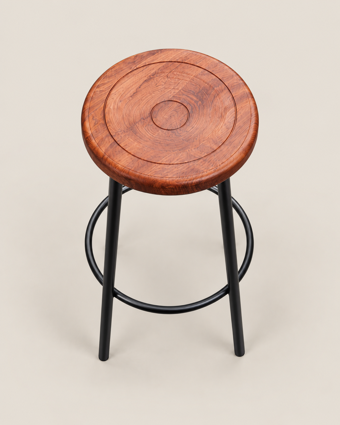 Setawa Bar Stool — handcrafted African outdoor by Eve's Fabricators  in Kenya (view 3)