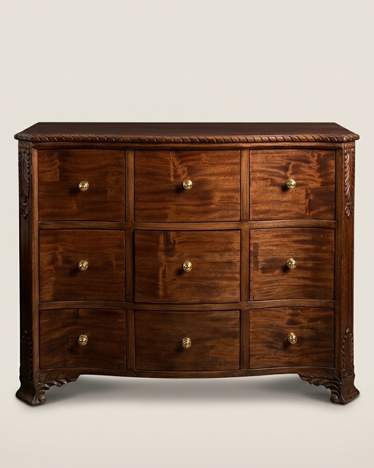 Custom storage console Imani — handcrafted African furniture by El Mundo Furniture in Kenya