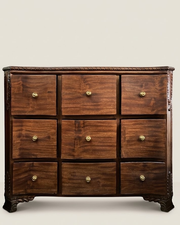Custom storage console Imani — handcrafted African furniture by El Mundo Furniture in Kenya (view 2)