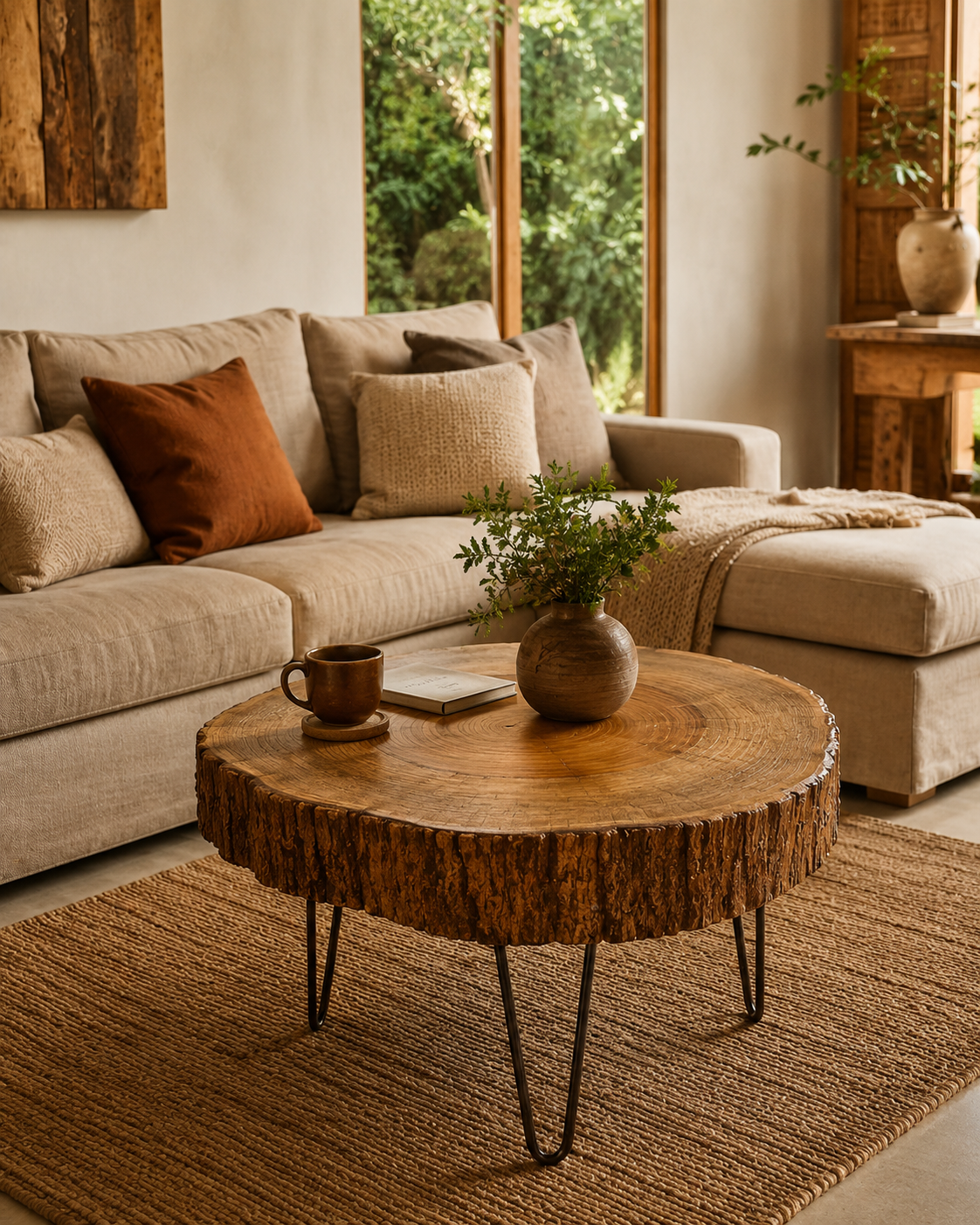 Mti Heritage Coffee Table — handcrafted African furniture by Homefleet in Kenya