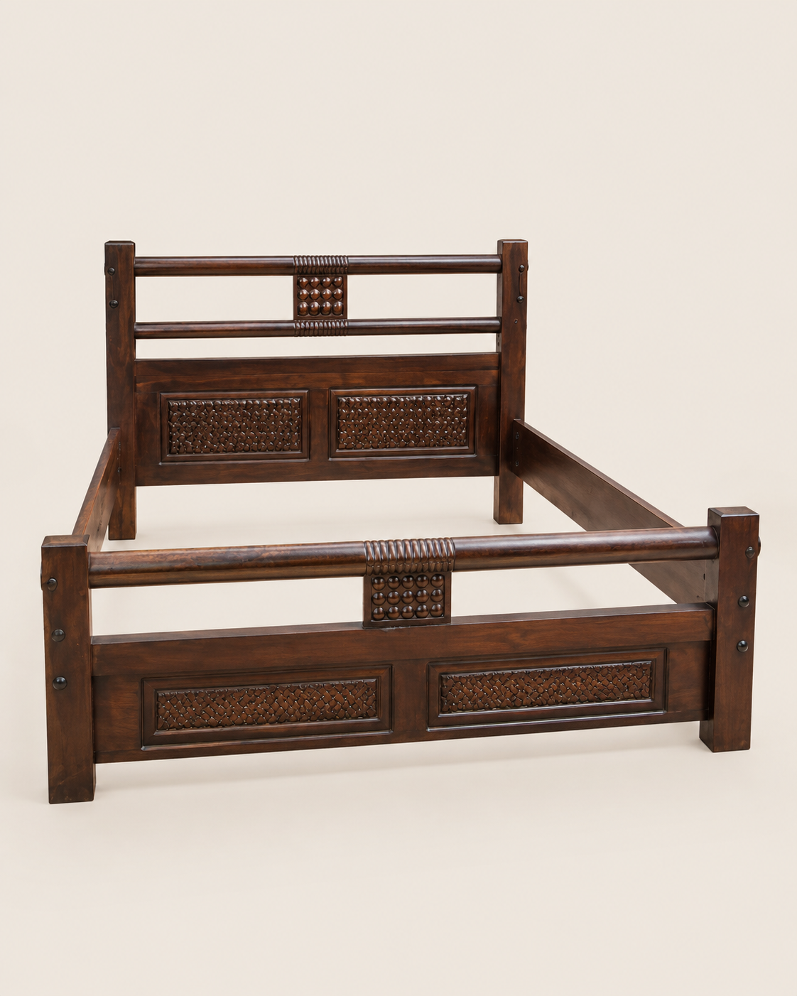 6 by 6 bed — handcrafted African furniture by Peter furniture  in Kenya (view 2)
