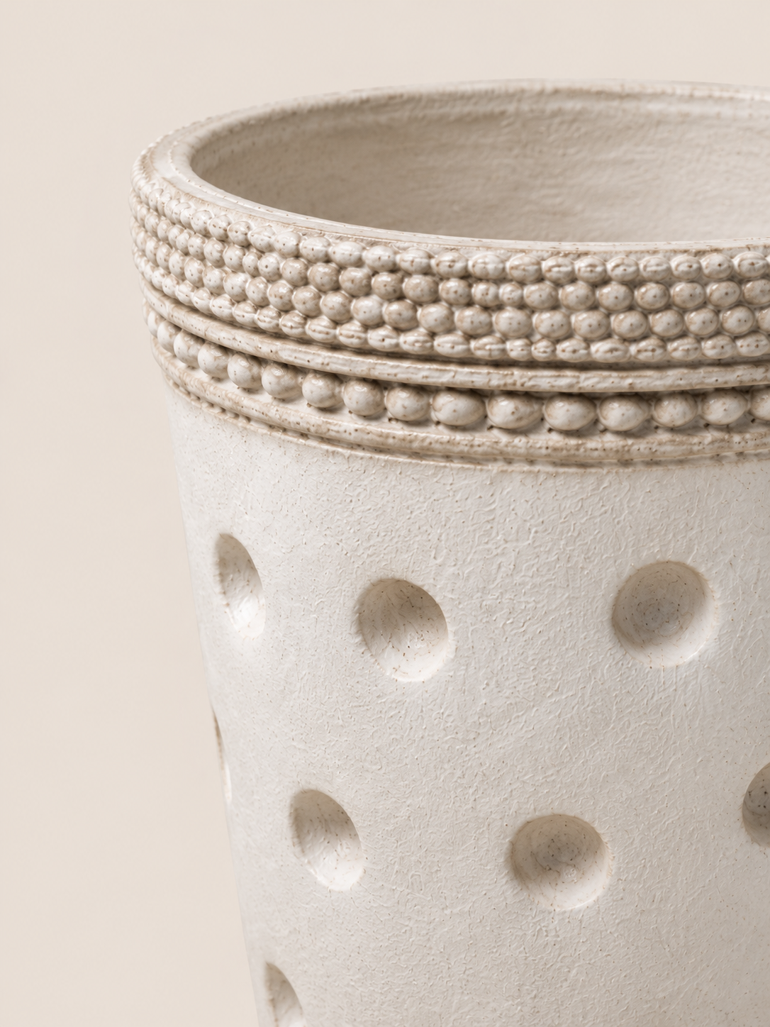 Dhabihu Concrete Planter — handcrafted African outdoor by Jawaflowers  in Kenya (view 3)