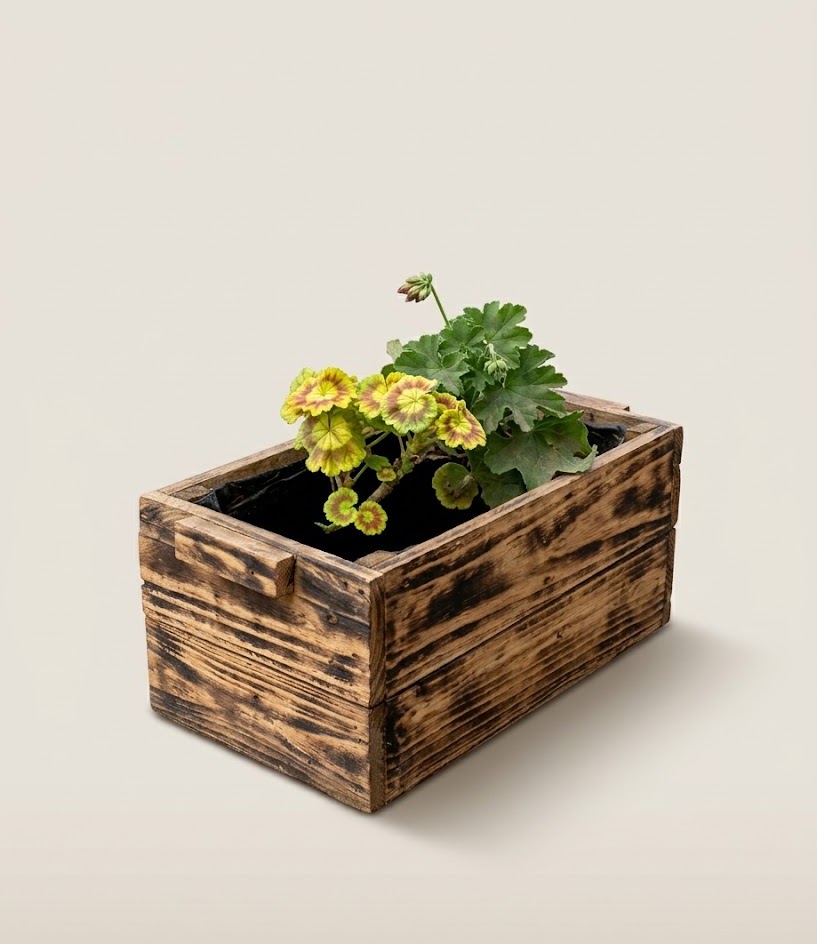 Mbila Planter Box — handcrafted African outdoor by FashonistarGallery in Kenya