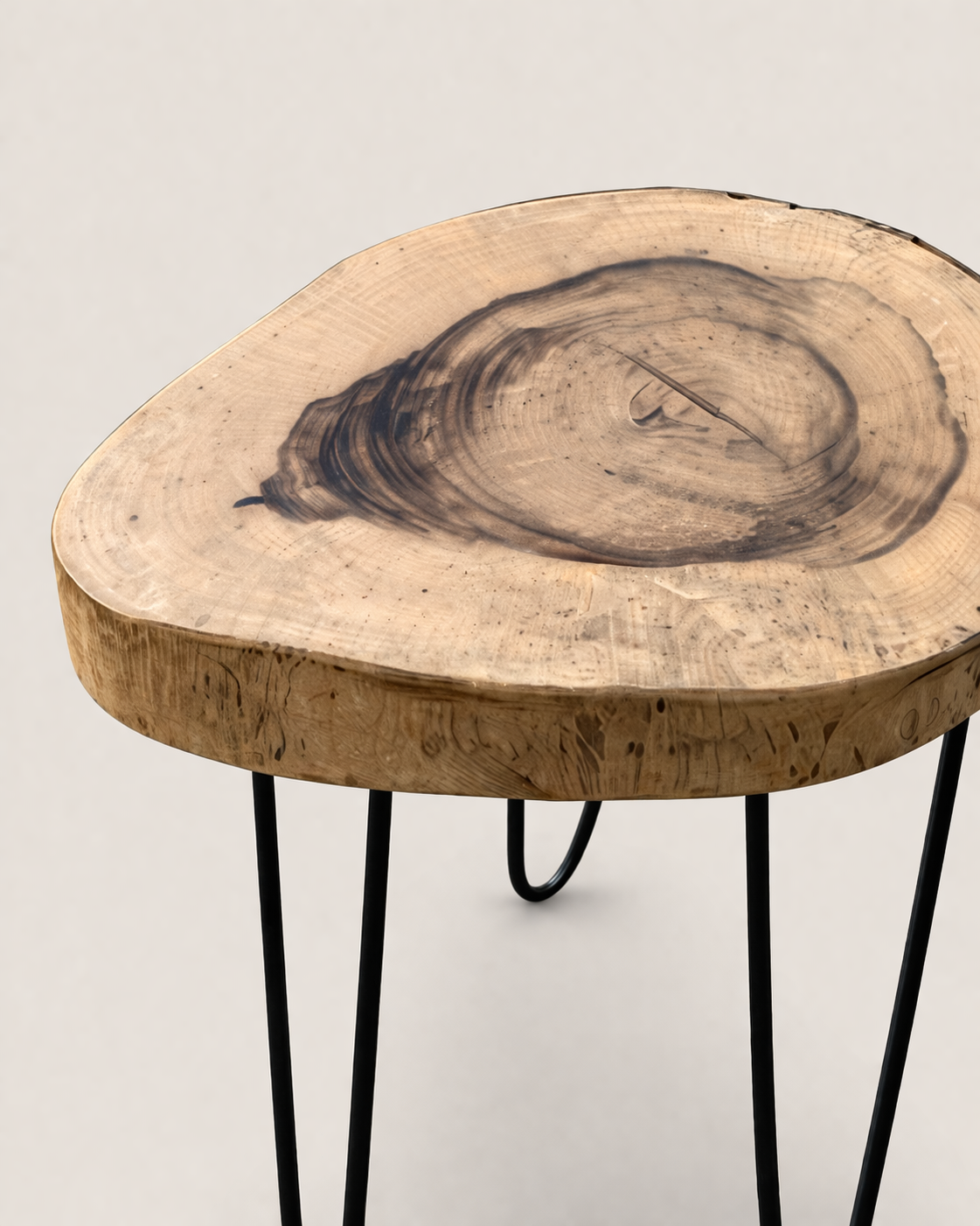 Custom made stool Mvule Accent — handcrafted African furniture by Oskechi  Furnitures in Kenya (view 4)
