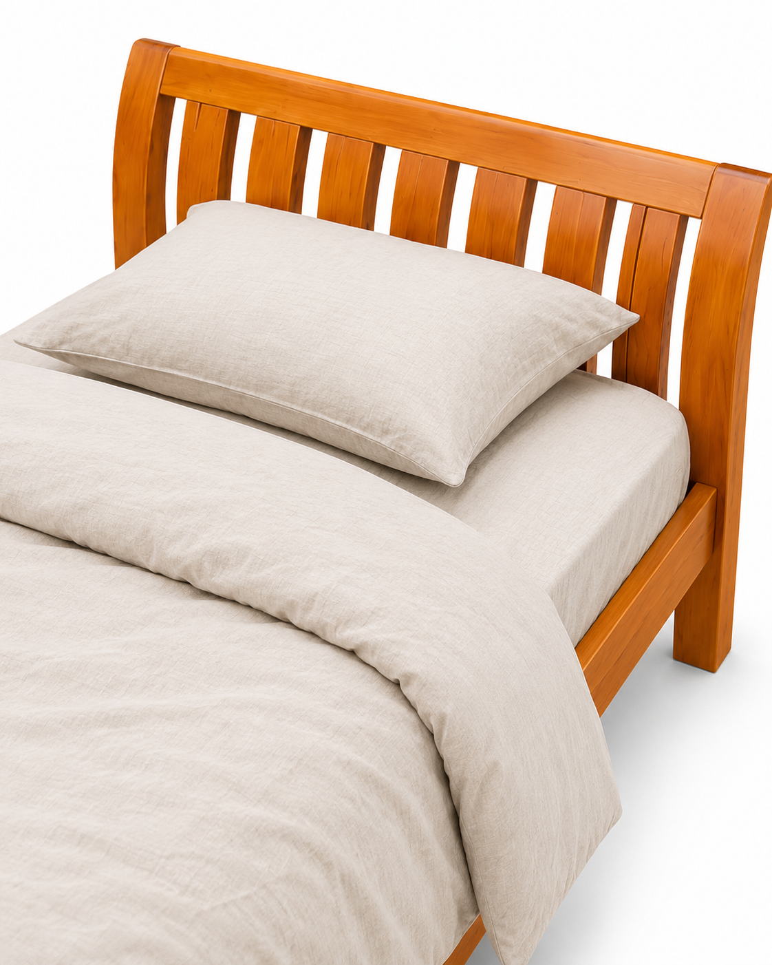 4 by6 Mbingu Bed Frame — handcrafted African furniture by Mt Carmel  in Kenya (view 3)
