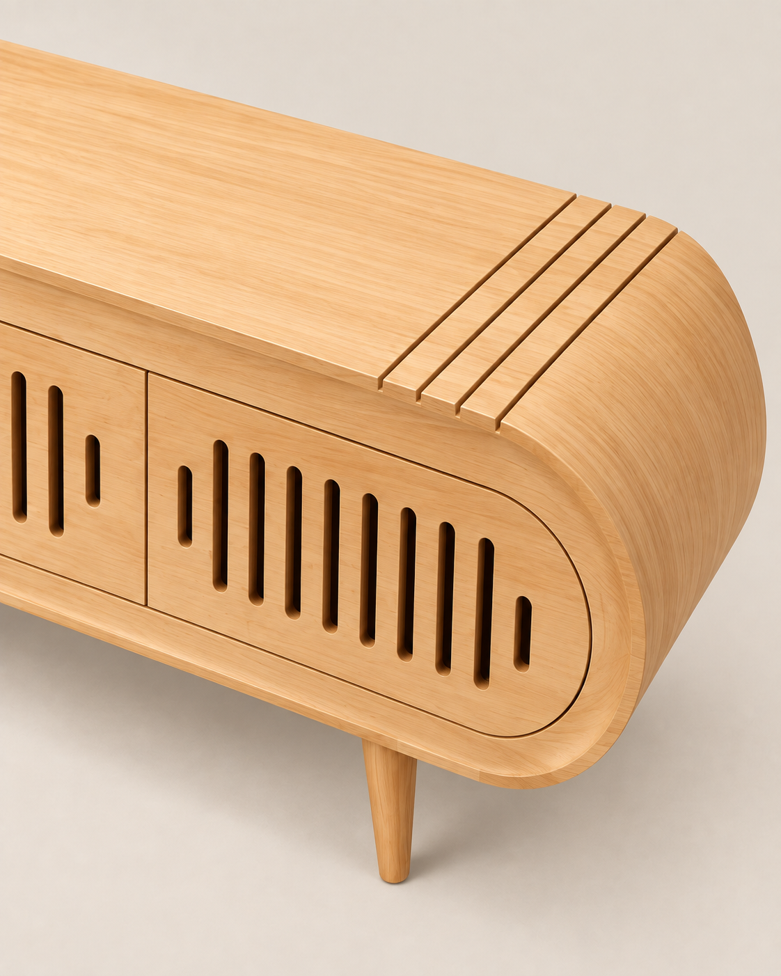 Dunia Media Console — handcrafted African furniture by Bency furniture  in Kenya (view 3)