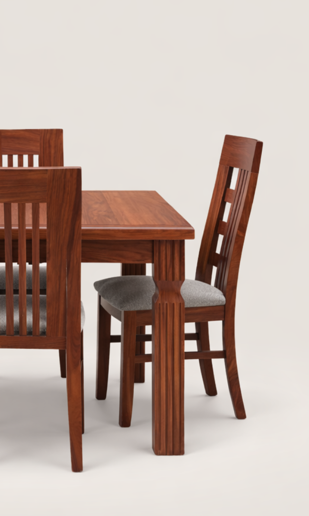 Jua Mahogany Dining Suite — handcrafted African furniture by Promising furniture world  in Kenya (view 2)