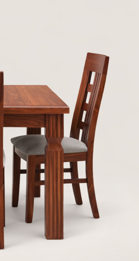 Jua Mahogany Dining Suite — handcrafted African furniture by Promising furniture world  in Kenya (view 3)
