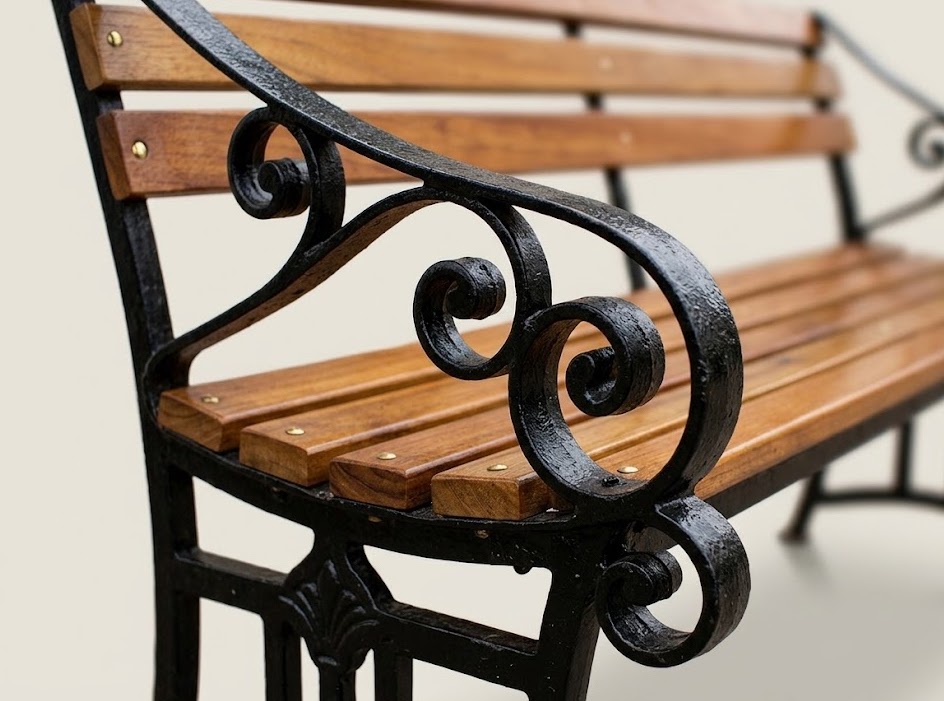 Kumi Garden Bench — handcrafted African outdoor by Lifestyle Furniture  in Kenya (view 3)