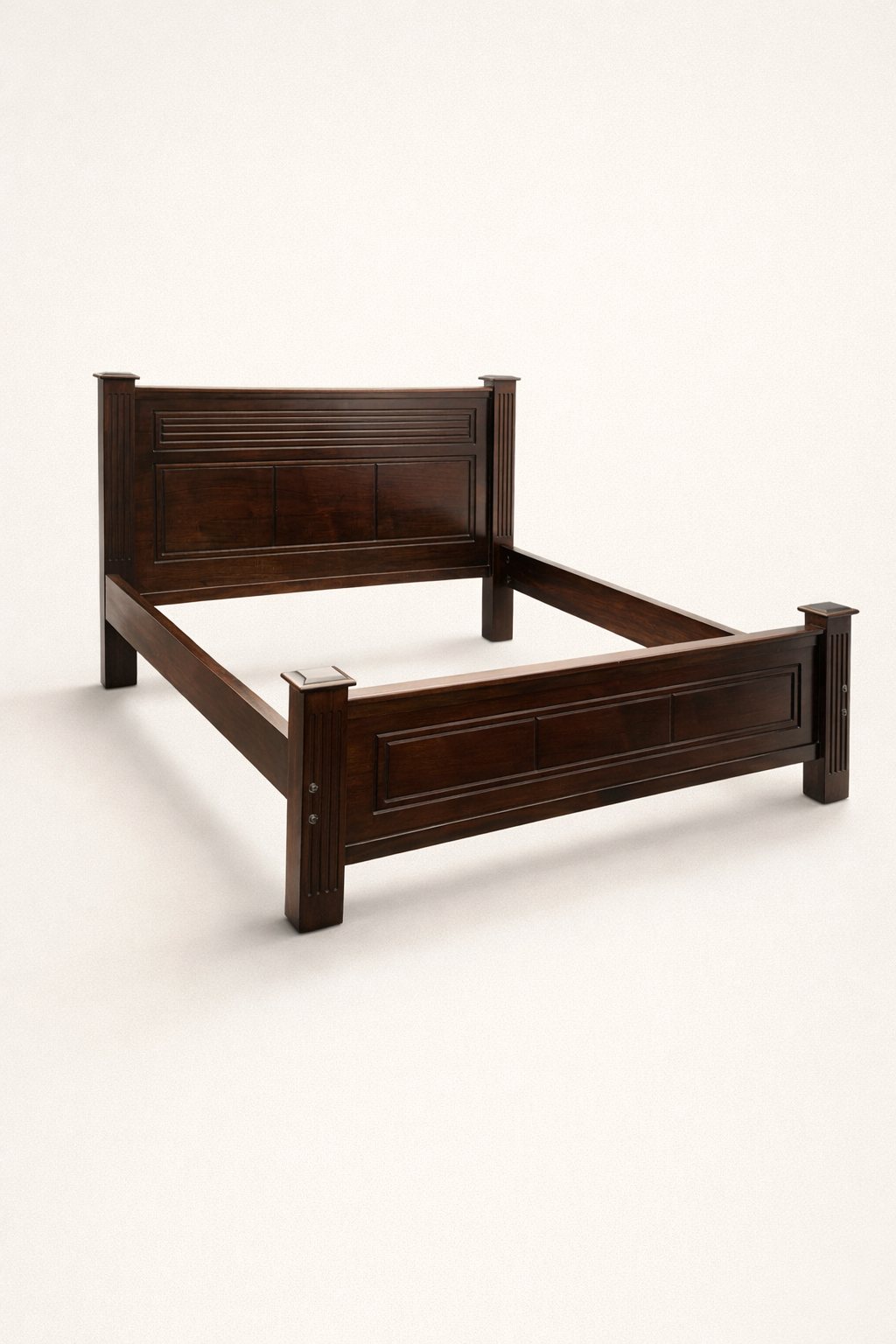 Kaya Bed 6by6 Grand — handcrafted African furniture by Bimos Furniture in Kenya (view 2)