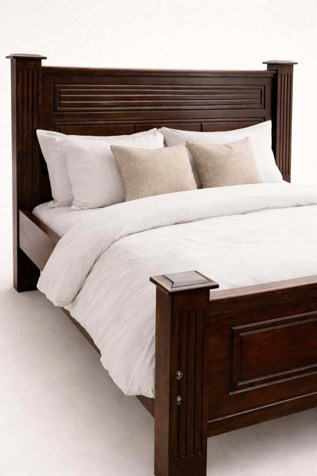 Kaya Bed 6by6 Grand — handcrafted African furniture by Bimos Furniture in Kenya (view 3)