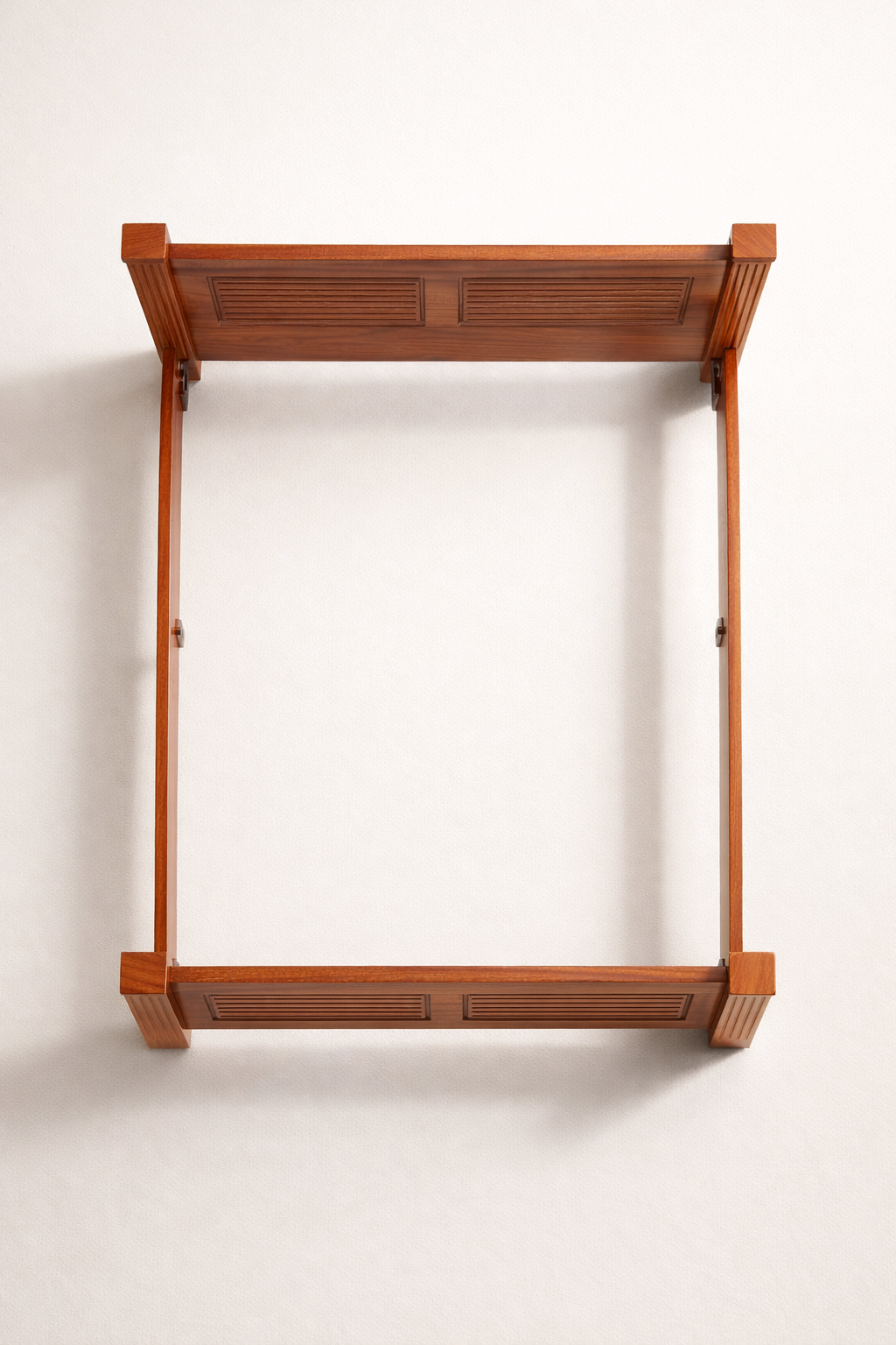 5by6 Bed Olum Mahogany Frame — handcrafted African furniture by Humble furniture  in Kenya (view 3)