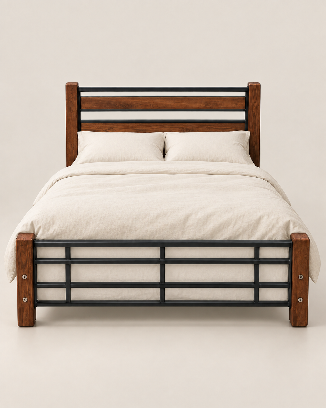 5by6 Slatted Bed Frame — handcrafted African furniture by Bency furniture  in Kenya (view 3)
