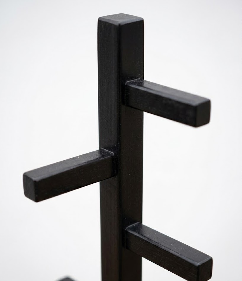 Mulia Coat Hanger Stand — handcrafted African furniture by High point in Kenya (view 3)